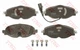 Колодка тормозов. диск. SKODA OCTAVIA 1.2-2.0TDI 2012, VW GOLF VII 1.2-2.0TDI 2012 - передн. (выр-во T TRW (GDB1956) - изображение 2