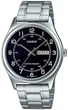 Наручний годинник Casio MTP-V006D-1B2 UDF Чорний з сірим/сталевим - зображення 1