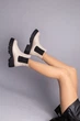 Жіночі демісезонні черевики з резинкою Челсі ShoesBand Бежеві натуральні шкіряні всередині байка 37 (24 см) (S55881-1д) - зображення 6