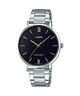 Наручные часы с прочным браслетом Casio MTP-VT01D-1B UDF Черные с серебристым - изображение 7