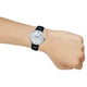 Наручные часы Casio MTP-VT01L-7B1UDF с кожаным ремешком Серебристые с черным - изображение 4