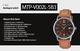 Наручные часы Casio MTP-V002L-5B3 UDF Бордовые с коричневым кожаным ремешком - изображение 8