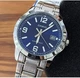 Наручные часы с водозащитой Casio MTP-V004D-2B UDF Синие с серым/стальным - изображение 1