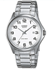 Наручные прочные часы Casio MTP-1183A-7BDF Серебристые/стальные с белым - изображение 2