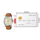 Наручний годинник Casio MTP-1381L-9A VDF Шампань зі світло-коричневим - зображення 5