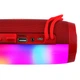 Портативная колонка T&G TG-157 Bluetooth FM-радио 5 режимов световоспроизведения функция громкой связи Power Bank 10W Red - изображение 6