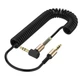 Кабель Aux Cable Spring SP-206 Чорний силіконове обплетення - зображення 2