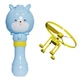 Дитяча іграшка генератор мильних бульбашок Bubble Toy баббл тієї з літаючим пропелером Блакитний - зображення 3