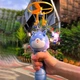 Генератор мыльных пузырей Bubble Toy детская игрушка с летающим пропеллером Голубой - изображение 4