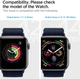 Нейлоновый ремешок Spigen для Apple Watch серии SE / 6 / 5 / 4 (42/44mm) - Band Lite Fit, Navy (AMP02287) - изображение 2