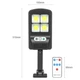 Вуличний ліхтар на стовп із пультом на сонячних батареях Solar Light BL-BK-120-4COB - зображення 2