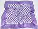 Платок M&JJ МАДЕН Коттон Горох Фиолетовый 90х90 см (553) - изображение 3