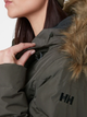 Пуховик зимний женский Helly Hansen W Aden Down Parka 54429-483 S Зеленый (7040056485591) - изображение 3