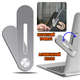 Тримач магнітний для телефону iMount Magnetic Phone Holder кронштейн для смартфона на кришку екрана ноутбука Сріблястий - зображення 1