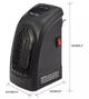 Портативний електричний тепловентилятор Handy Heater з керамічним елементом 400W - зображення 6