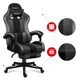 Игровое компьютерное кресло HUZARO Force 4.7 Grey Mesh Обивка ткань Серое - изображение 10