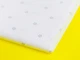 Тканина трикотаж ляльковий let's make Відріз 45 * 50 см - Сірі зірочки на білому 322273038 - зображення 4