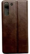 Чехол-книжка New Elegant на Samsung Galaxy S21 FE коричневый - изображение 2