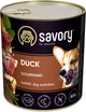 Вологий корм Savory для дорослих собак з качкою 800 г - зображення 1
