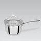 Ковш со стеклянной крышкой Maestro MR-3519-16S 16 см 1.8 л 4269097 - изображение 1