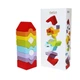 Деревянная игрушка Cubika Пирамидка LD-10 10 деталей (14989) - изображение 1
