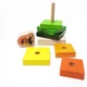 Деревянная игрушка Cubika Пирамида LD-15 8 деталей (15276) - изображение 2