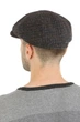 Кепка восьмиклинка из шерсти Harris Tweed синяя с коричневым Hook (SC50062) - изображение 2