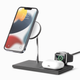 Зарядное устройство Native Union Snap 3in1 Magnetic Wireless Charger Black (SN3IN101) - зображення 1