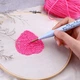Игла набивная для ковровой вышивки Ударная пробивная ручка инструмент для вышивания крестом и гладью - изображение 4