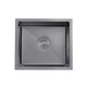 Мойка кухонная KRONER HANDMADE (KRP) PVD Schwarze-4843HM D3.0-1.0T215 - изображение 1