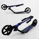 Двухколесный самокат 60х13х100 см Best Scooter Черно-голубой (2000002312154) - изображение 4
