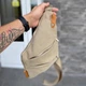 Чоловіча сумка нагрудна Cross Body пісочний колір - зображення 4