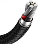 Кабель Baseus Cafule Series Metal Data Cable USB to Type-C 66W 1m Black - зображення 4