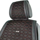 Комплект премиум накидок для сидений Beltex Monte Carlo Black-red (BX81110) - изображение 3