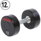 Гантель цілісна професійна Life Fitness (1шт) 12 кг SC-80081-12 - зображення 1