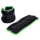 Утяжелители для рук и ног Zelart 1303-3 2 шт по 1,5 кг Black-Green - изображение 1