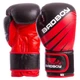 Перчатки боксерские кожаные на липучке BAD BOY (10oz) черно-красные MA-6738-R - изображение 1
