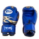 Боксерские перчатки Twins PVC 12oz синие TW-12B - изображение 2