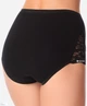 Високі трусики сліп із мереживом Jadea 07 Nero 50(XXL) Чорний - зображення 2