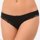 Трусы бразилиана с кружевом Sielei 1267 Nero 46(L) Черный - изображение 6