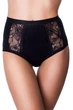 Женские высокие трусики с гипюром Jadea 534 Nero 54(4XL) Черный - изображение 1
