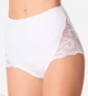 Высокие трусики слип с кружевом Jadea 07 Bianco 54(4XL) Белый - изображение 2