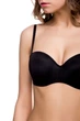 Бюстгальтер балконет push-up Sielei 1580 Nero 65C Черный - изображение 4