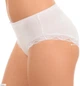 Женские высокие трусы с кружевом Sielei 1269 Bianco 46(L) Белый - изображение 3