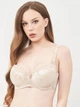 Бюстгальтер тілесний балконет Leilieve 7743 Caramel 90D Тілесний - зображення 6
