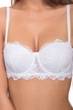 Мереживний бюстгальтер балконет Lormar Deluxe B Bianco 80B Білий - зображення 4