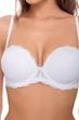 Изысканный бюстгальтер дабл пуш-ап Lormar ExtraPizzo Bianco 65B Белый - изображение 4