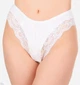 Трусики слип с ажурным кружевном Jadea 529 Bianco 50(XXL) Белый - изображение 2