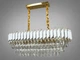 Люстра DIASHA хрустальна біло/золотиста 201202/800*300WH+S-gold - зображення 2