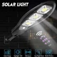 Ліхтар із датчиком руху та пультом Д/У Street Light Solar LL-63T 90 LED вуличний на сонячній батареї - зображення 1